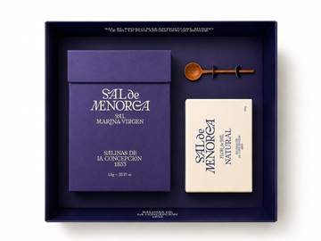 Combo Natural Sal de Menorca: sal marina virgen 1 kg y flor de sal natural