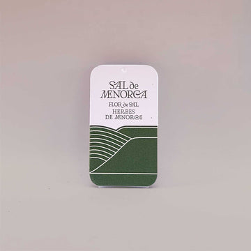Latita Flor de Sal Herbes 7 g, slide tin Menorca