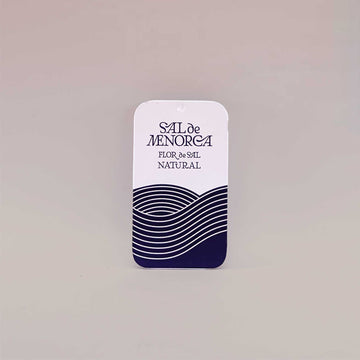 Latita Flor de Sal Natural 7 g, slide tin Menorca