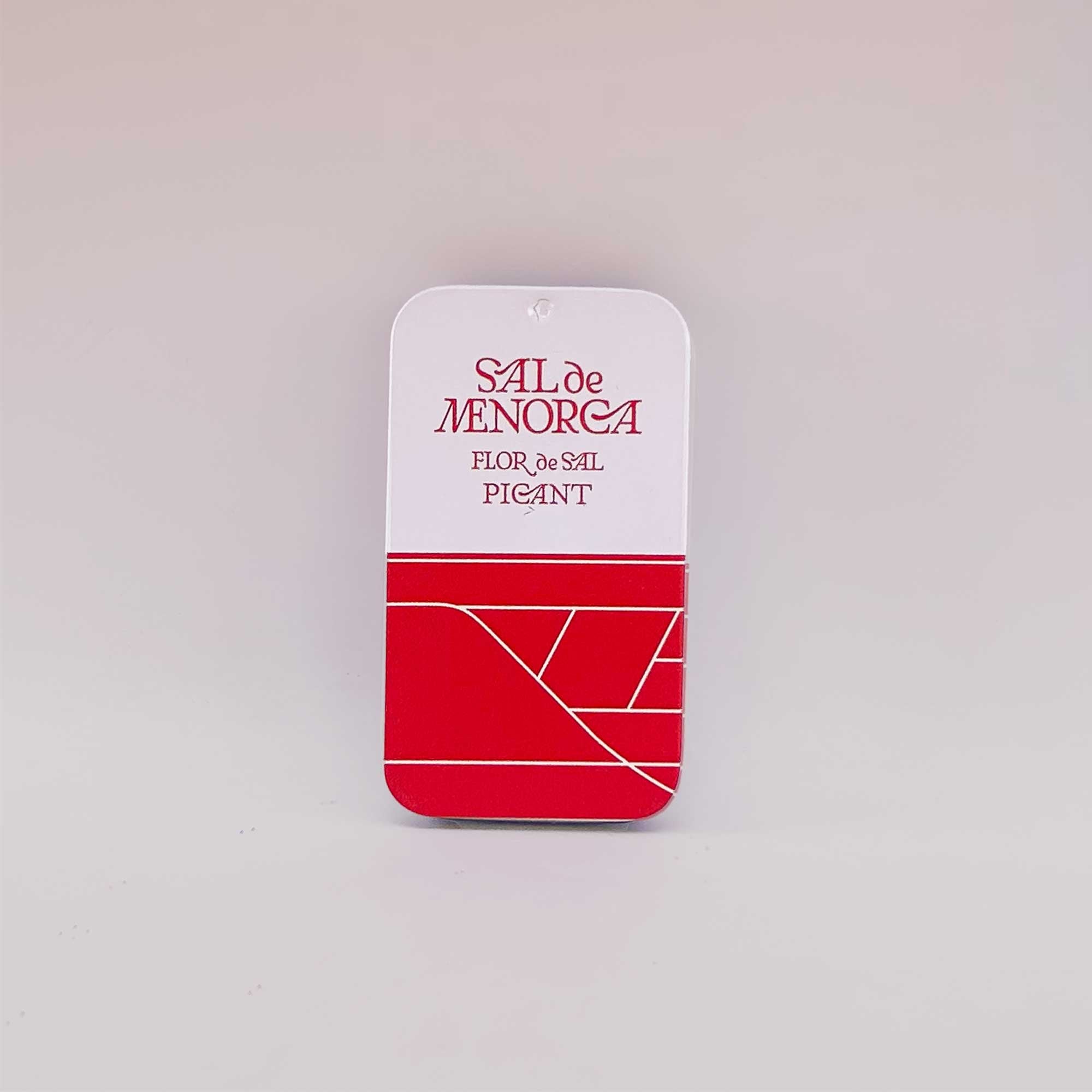 Latita Flor de Sal Picant 7 g, slide tin Menorca