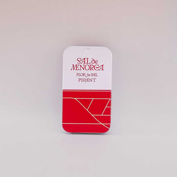 Latita Flor de Sal Picant 7 g, slide tin Menorca