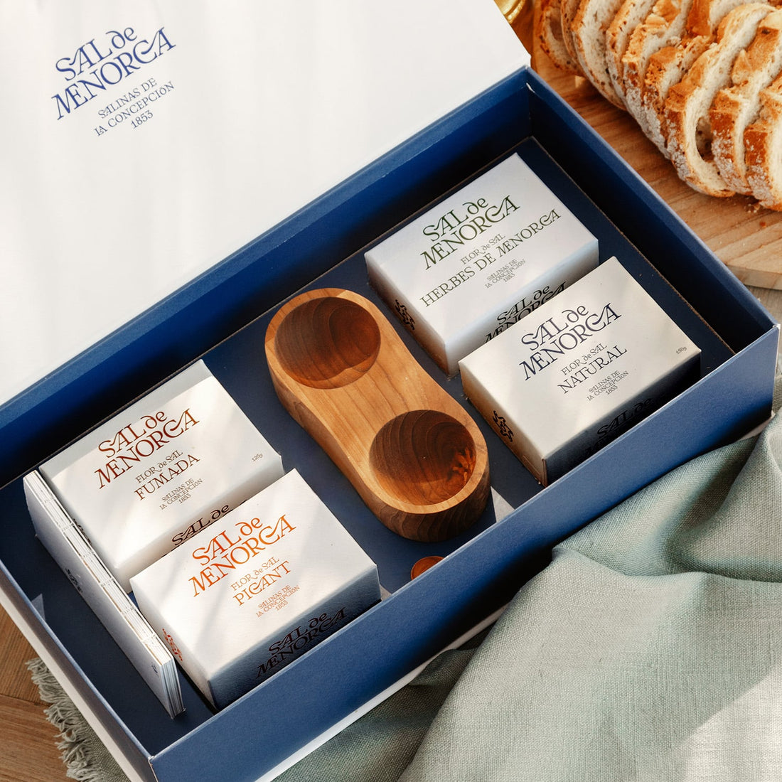 Cofre regalo edicion Madera Sal de Menorca
