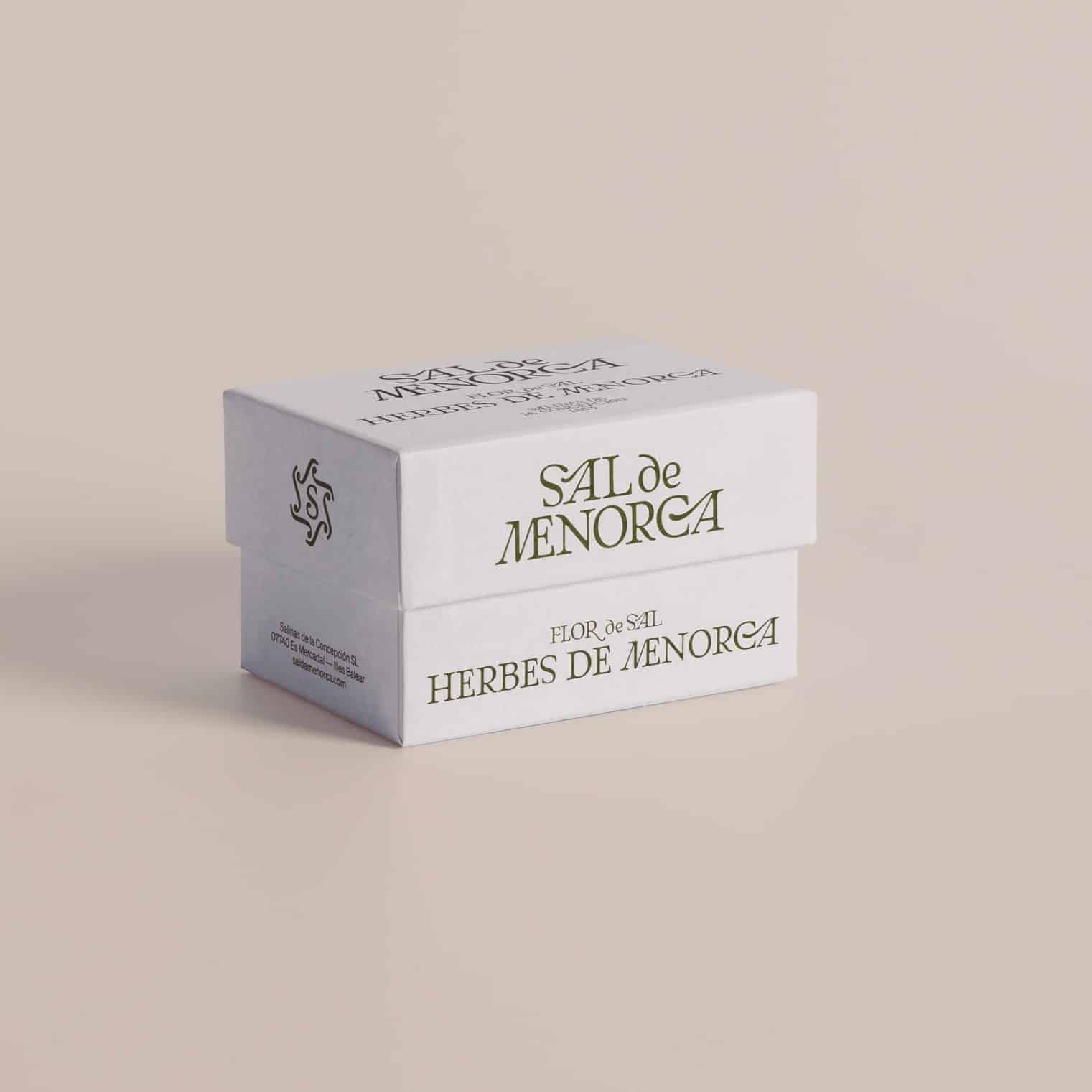 Flor de Sal con Hierbas de Menorca 125 g, packaging
