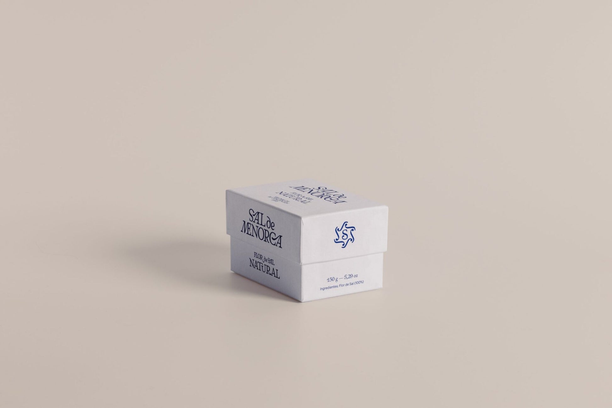 Flor de Sal Natural 150 g de Menorca, envase cerrado