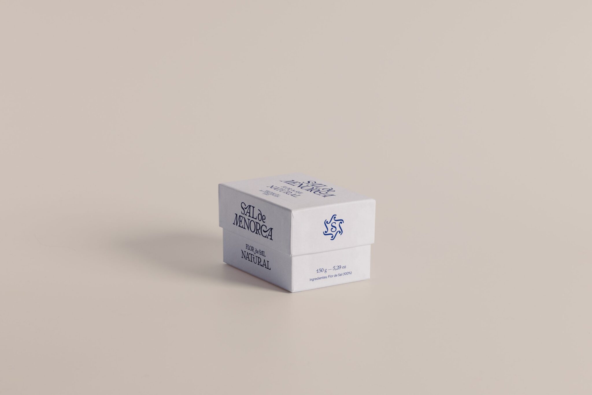Flor de Sal Natural 150 g de Menorca, envase cerrado