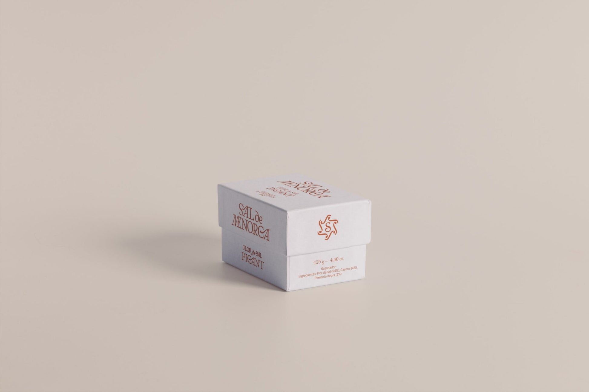 Flor de Sal Picante 125 g de Menorca, packaging