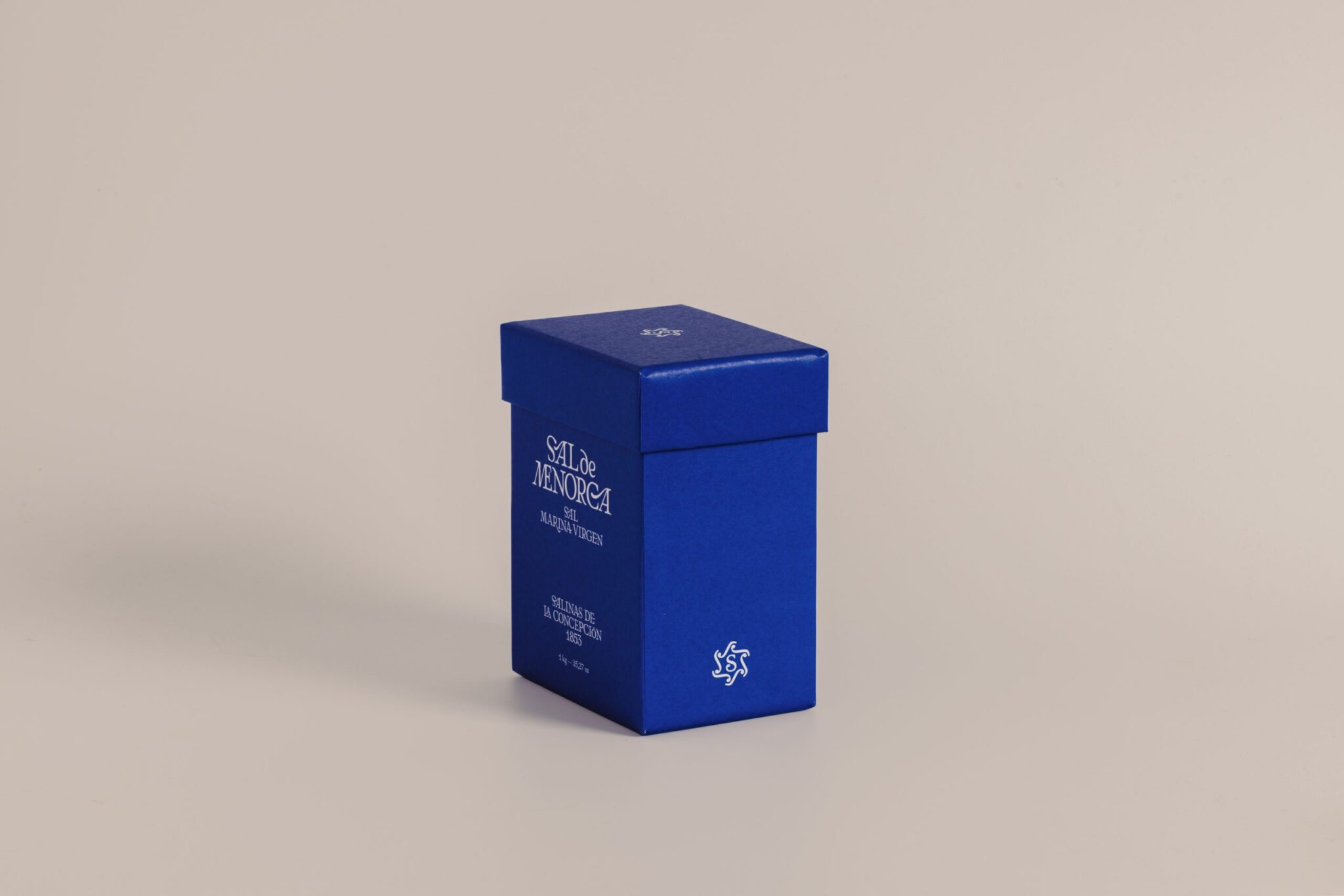 Sal Marina Virgen Natural 1 kg de Menorca, packaging