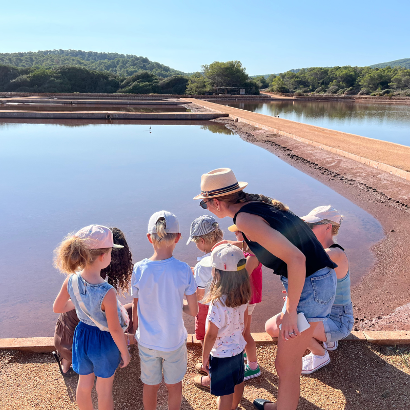 Visita guiada a las Salinas de la Concepcion, Menorca, paisaje de las salinas de Fornells